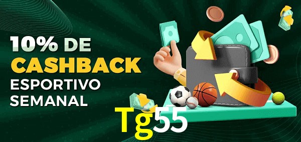 10% de bônus de cashback na Tg55